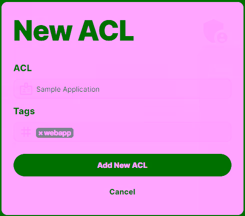 Create ACL