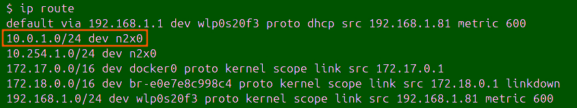 Routing Table Server-01
