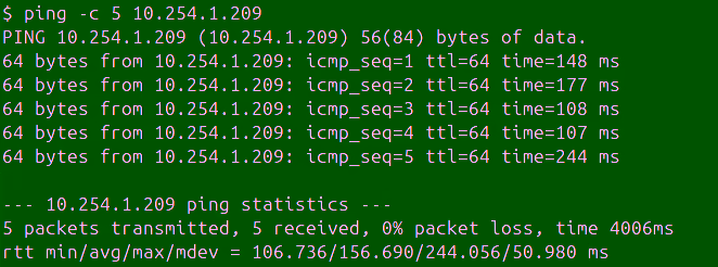 Connectivity validation