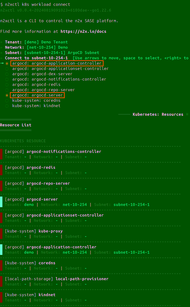 Argocd Server Connected