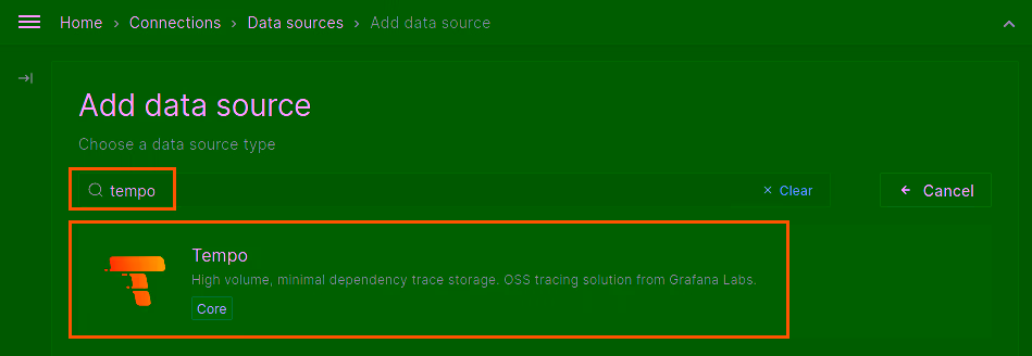 Grafana Data Source