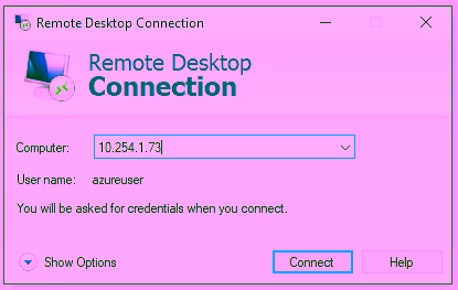 Private RDP Conexion