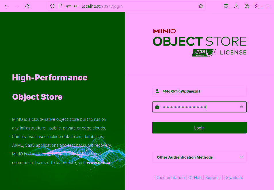 Minio Tenant-1 Console